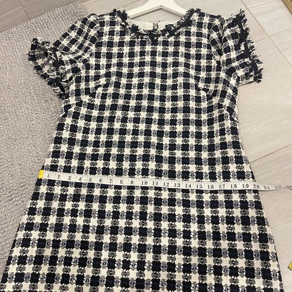 Kate spade tinsel checkered tweed dress size 10 - Picture 12 of 13